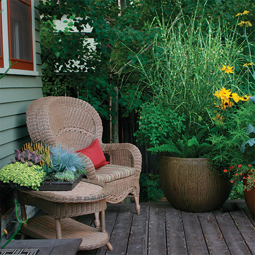 seating area containers